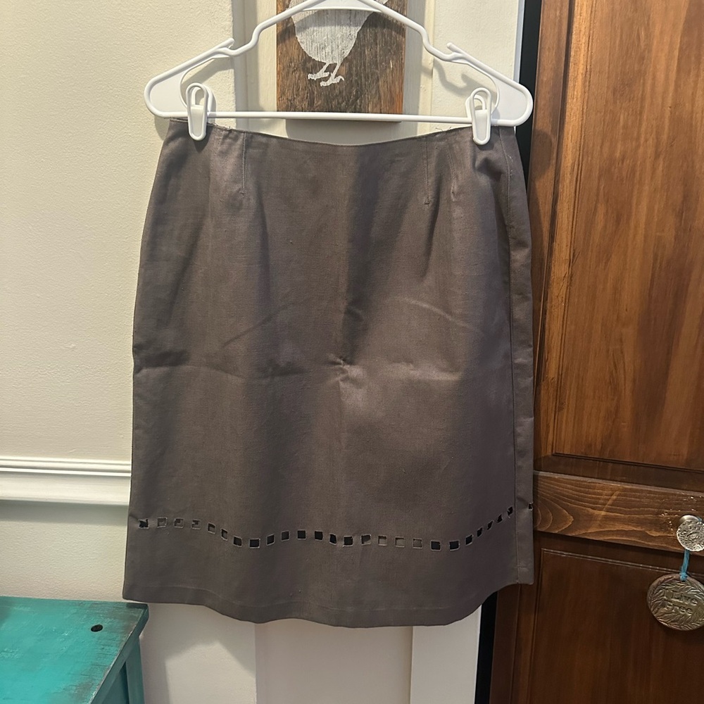 Anne Klein Charcoal Pencil Skirt